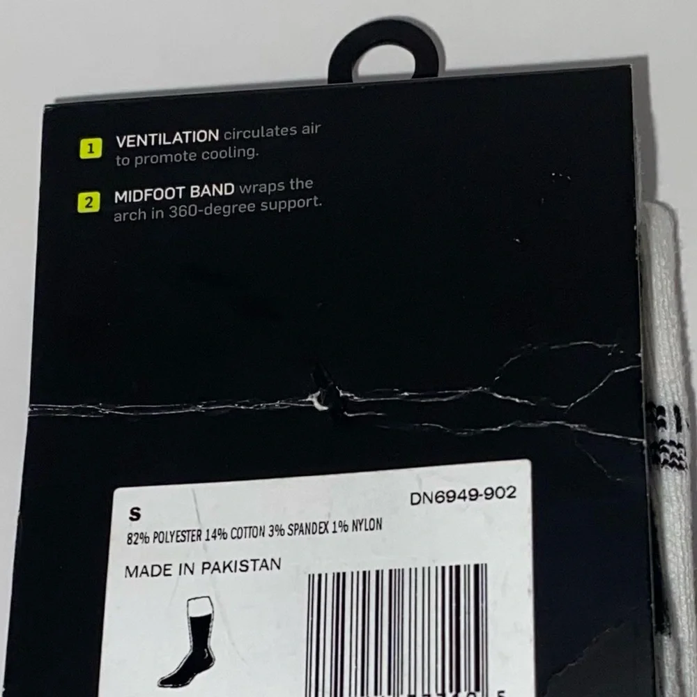 Nike Elite Crew Socks‎ - Black, White and Gray